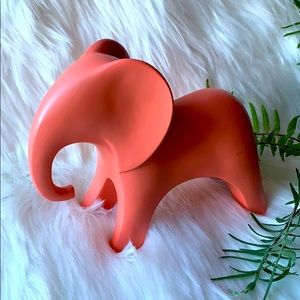 Baby Nursery Decor Coral Elephant